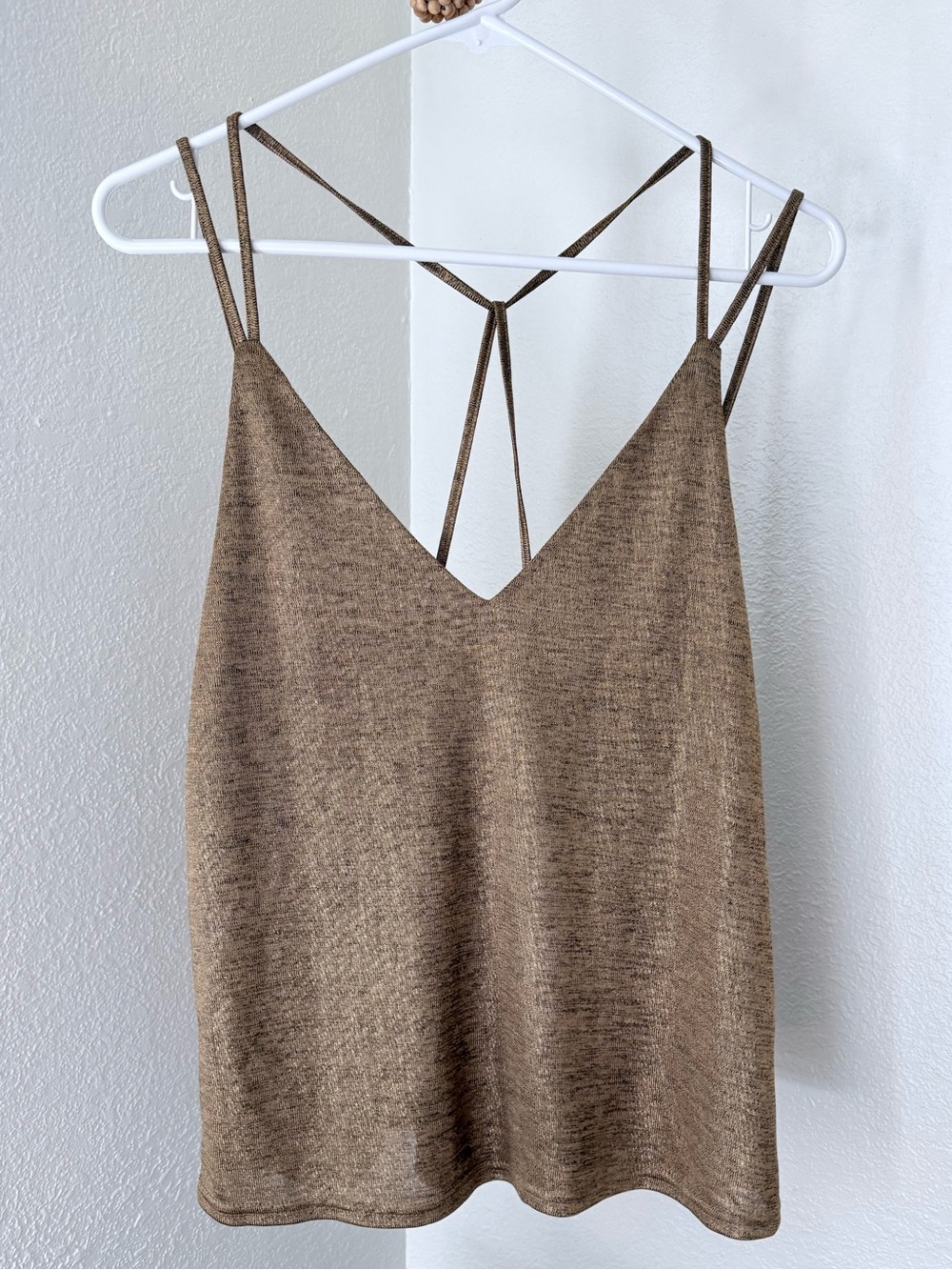 Molly Bracken Gold Knitted Camisole